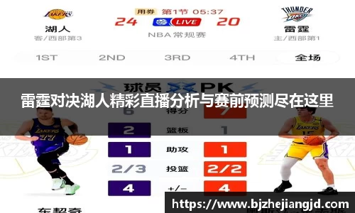 雷霆对决湖人精彩直播分析与赛前预测尽在这里